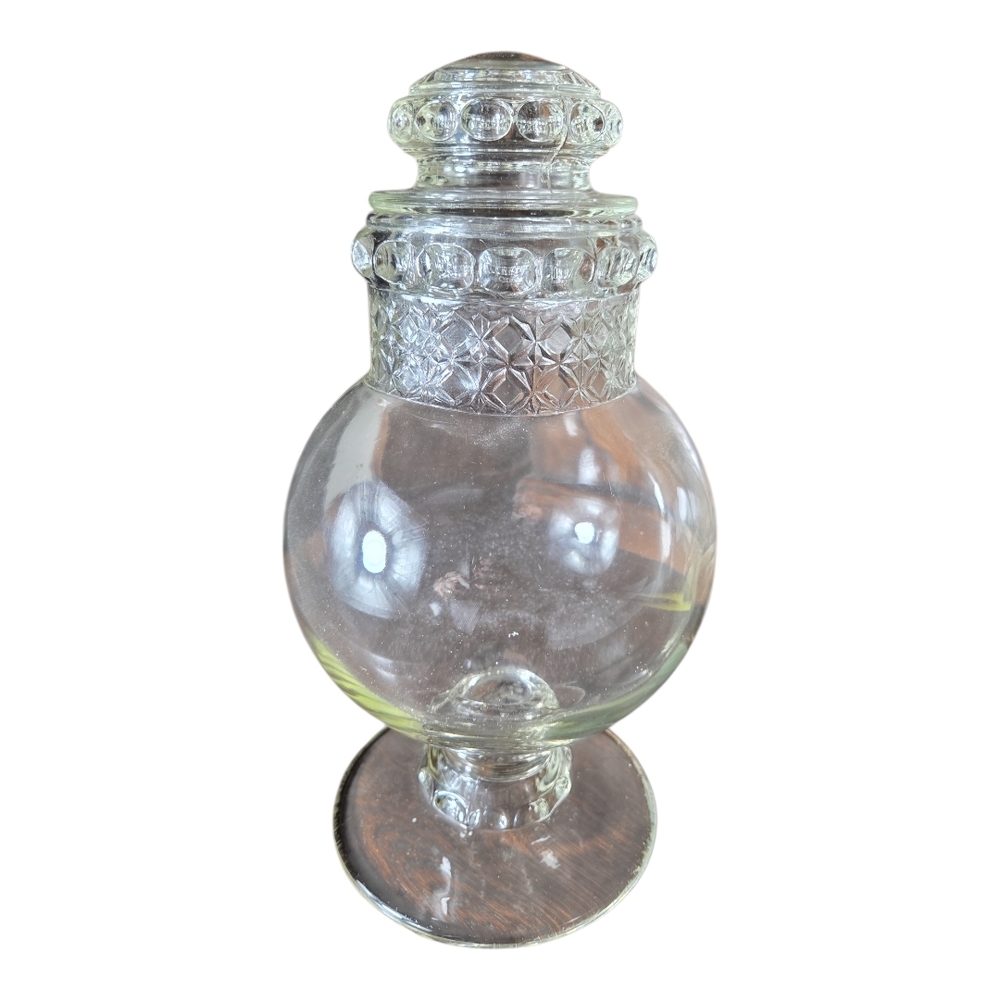 Antique Tiffin Franciscan Apothocary Jar.